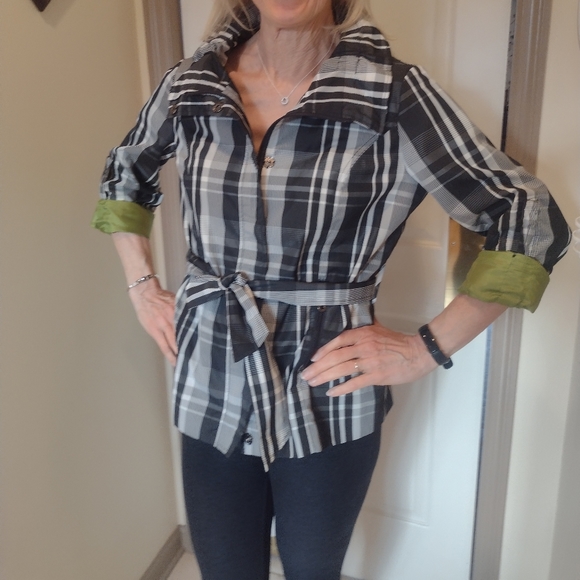 EUC Belted Light Jacket by PULI, Women's Size 10, Perfect Condition - Picture 6 of 10